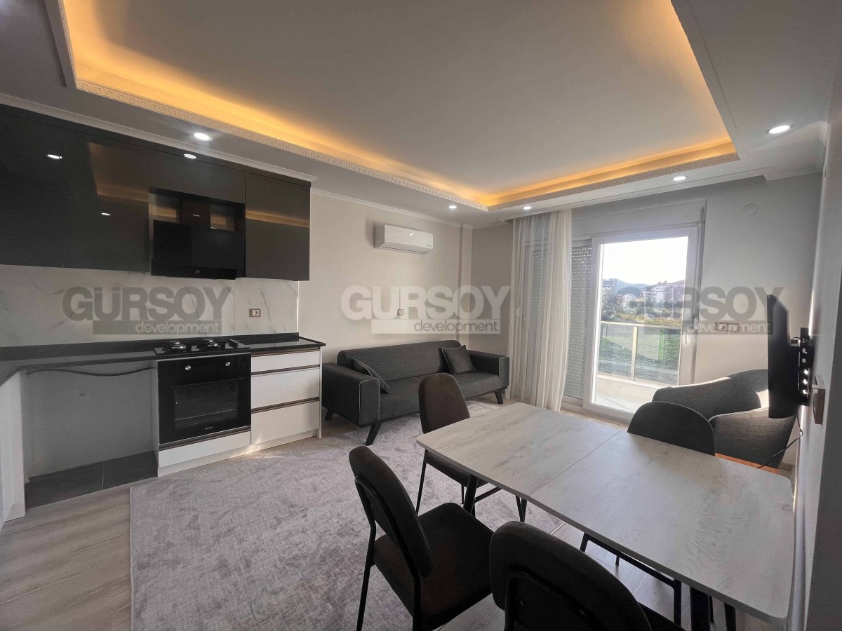Отличная квартира с мебелью в Газипаше. 1+1,55м2 в Турции - фото 1