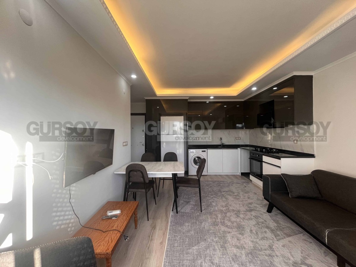 Отличная квартира с мебелью в Газипаше. 1+1,55м2 в Турции - фото 1