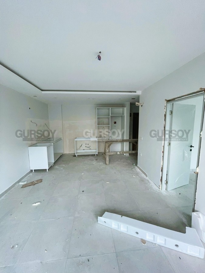 Квартира в новом, шикарном комплексе в районе Каргыджак. 1+1,63м2 в Турции - фото 1