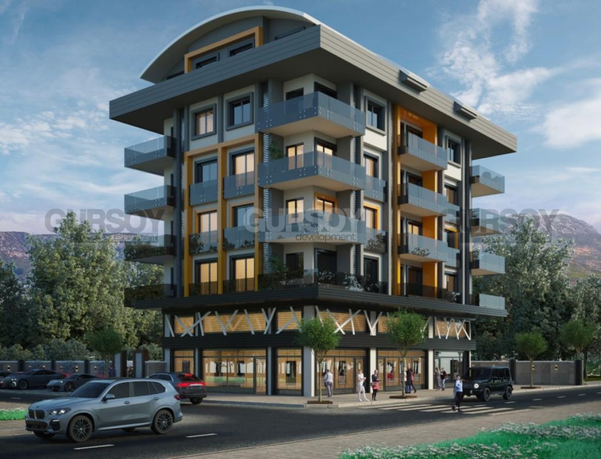 Новая квартира 1+1 с видом на море в современном комплексе в районе Каргыджак, 72 м2 в Турции - фото 1