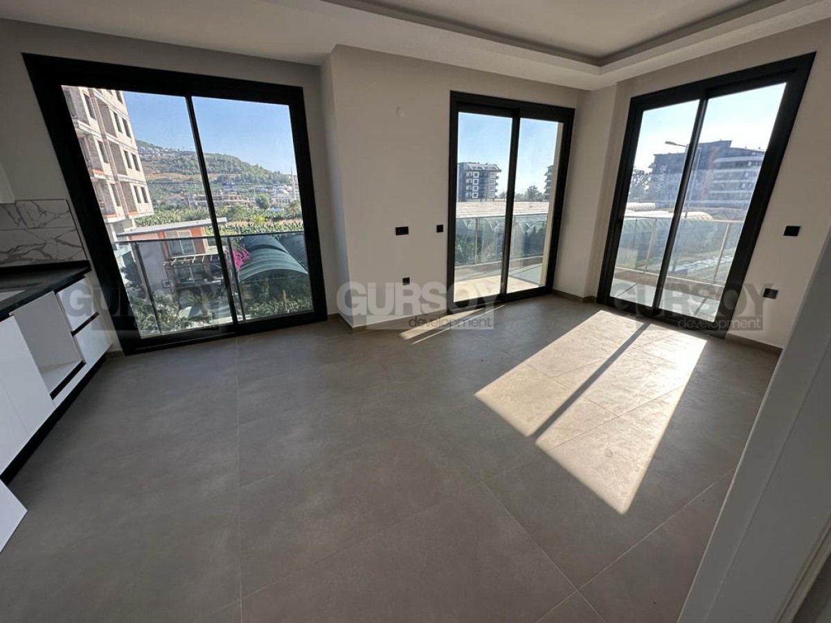 Новая квартира 1+1 с видом на море в современном комплексе в районе Каргыджак, 72 м2 в Турции - фото 1