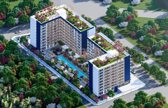 Студии по привлекательной цене в развивающемся районе Томюк,39м2-54м2 в Турции - фото 2