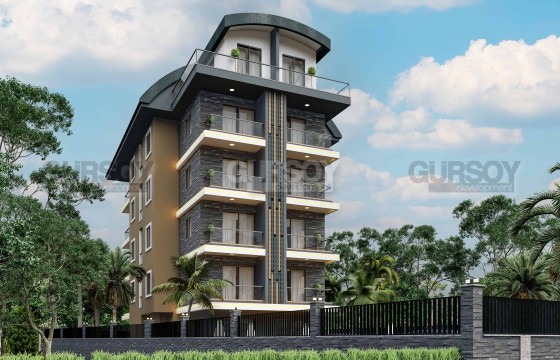 Комплекс на завершающем этапе строительства в районе Верхней Обы, 52м2-100м2 в Турции - фото 5