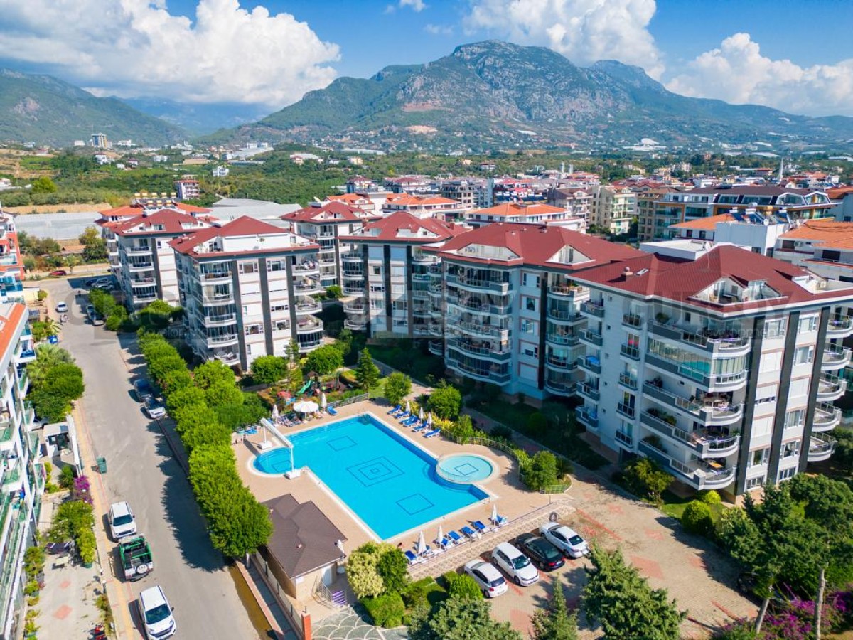 Меблированная квартира 2+1 с видом на море всего в 50 м от пляжа в Кестеле, 110 м2 в Турции - фото 1