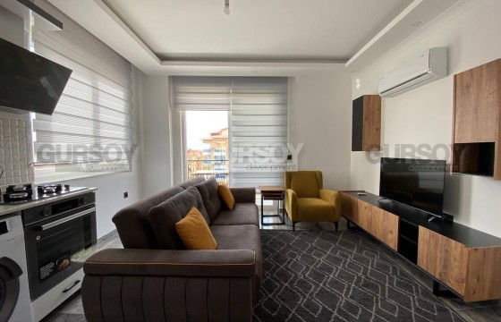 Новая меблированная квартира 1+1 с видом на море в 300 м от моря в Кестеле, 50 м2 в Турции - фото 2