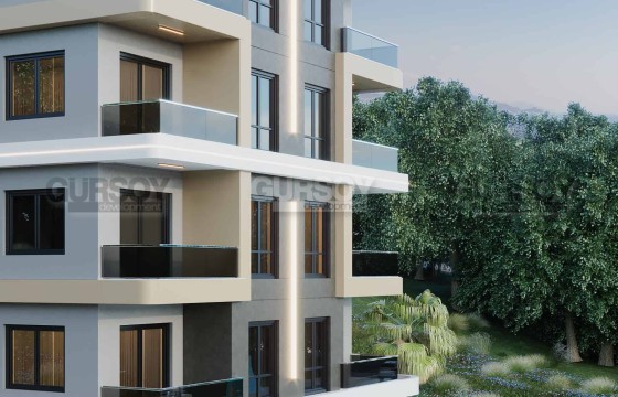 Новая квартира 1+1 в современном жилом комплексе в Кестеле, 50 м2 в Турции - фото 11