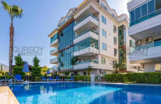 Роскошная меблированная квартира 1+1 в элитном комплексе у реки Димчай в Кестеле, 75 м2 в Турции - фото 4