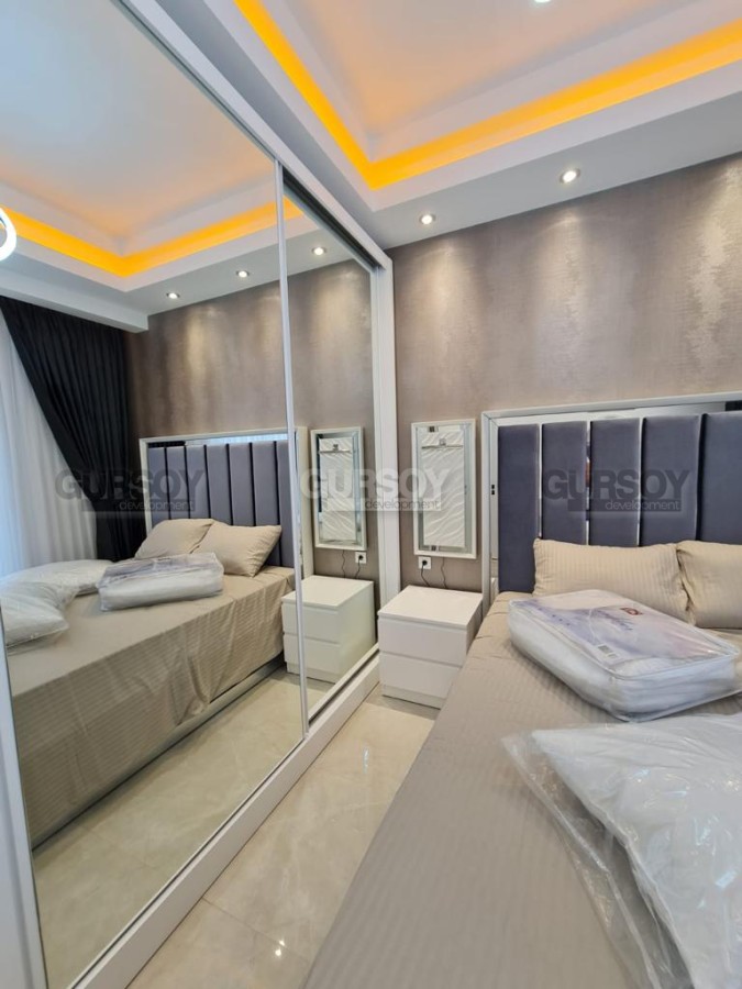 Шикарная меблированная квартира 1+1 в ультра-роскошном комплексе в Махмутларе, 80 м2 в Турции - фото 1