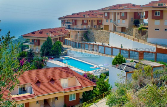 Дуплекс 3+2 с видом на море, 135 м2. Каргыджак, Алания. в Турции - фото 4