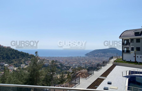 Потрясающий дублекс с роскошной меблью в районе Тепе 225 кв.м. в Турции - фото 4