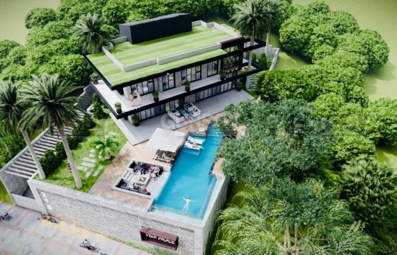 Вилла 4+1 с отличной локацией, 450 м2 в Каргыджаке в Турции - фото 8