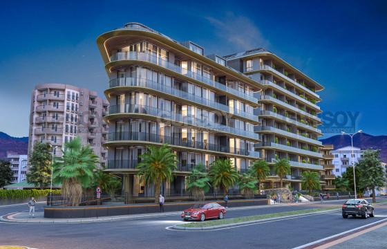 Одно из лучших предложений, квартира 1+1 в районе легендарного пляжа Клеопатра, 60 кв.м. в Турции - фото 3