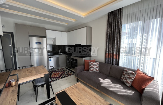 Уютная меблированная квартира 1+1 в районе Оба, 47 м2 в Турции - фото 3