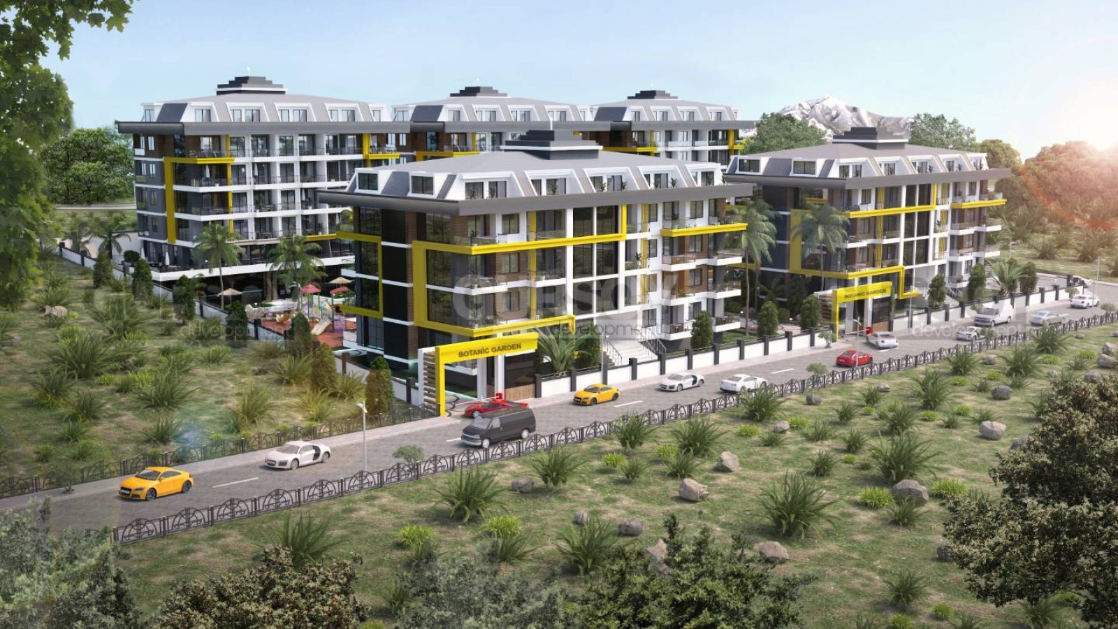 Просторная квартира в премиальном проекте в районе Кестель. 4+1,155м2 в Турции - фото 1