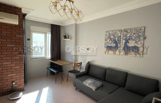 Квартира 1+1 с мебелью в 300 м от пляжа Клеопатры. Супер-цена! в Турции - фото 10