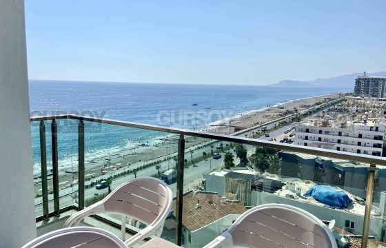 Стильная квартира 2+1 на первой береговой линии в Махмутларе с видом на море и горы, 85 м2 в Турции - фото 4