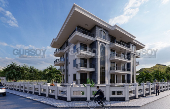 Три квартиры 2+1 в новой резиденции, 90 кв.м. Оба, Алания. в Турции - фото 8