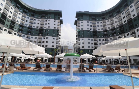 Полностью меблированная квартира 1+1 в шикарном комплексе с инфраструктурой в Махмутларе, 52 м2 в Турции - фото 1