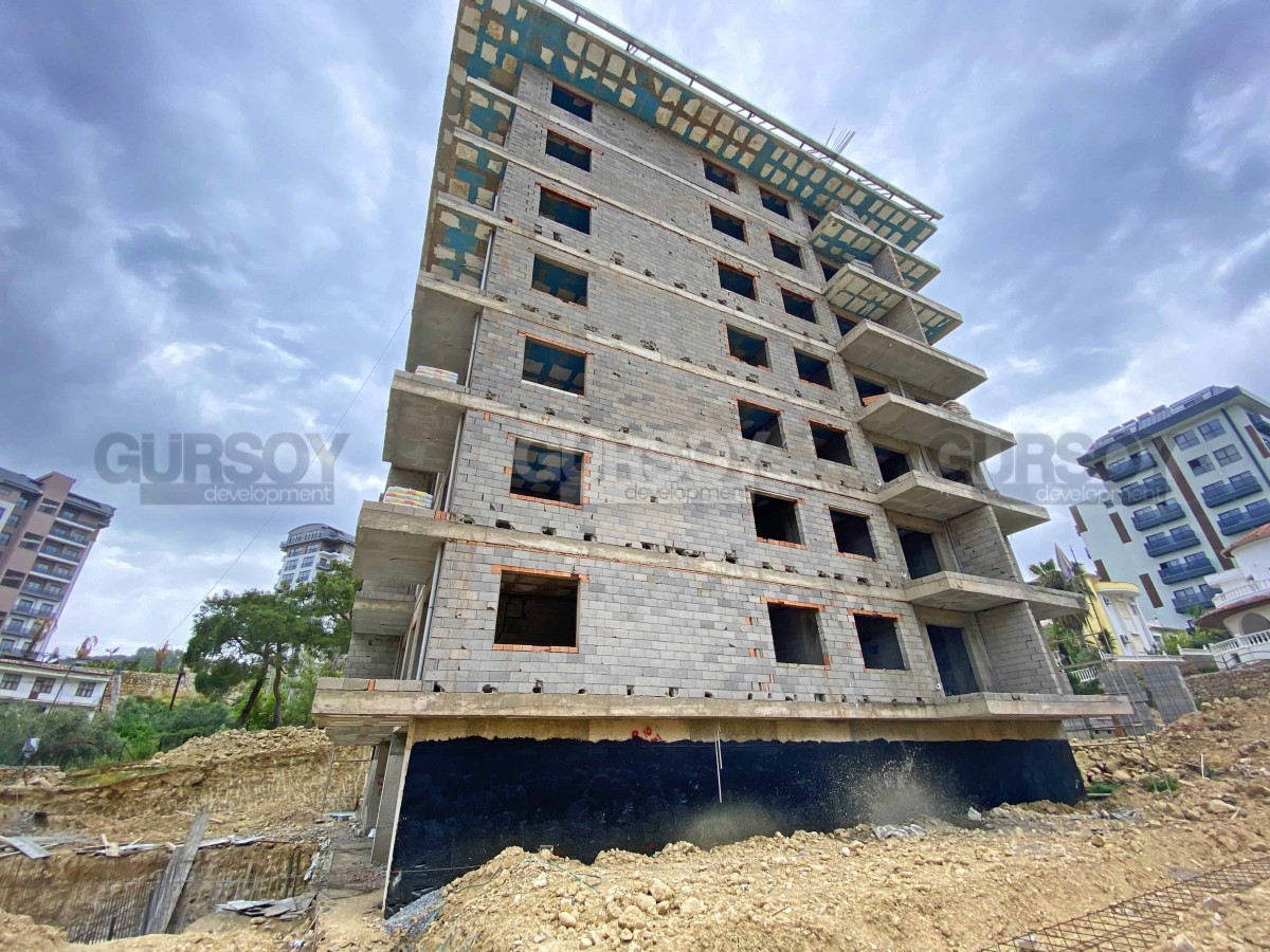 Две квартиры в строящемся доме в районе Авсаллар.  1+1,48м2 в Турции - фото 1