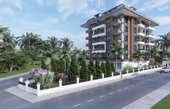 Комплекс на этапе стройки в районе Авсаллар. Демократичные цены на квартиры 1+1 и 2+1 (47-83м2) в Турции - фото 1