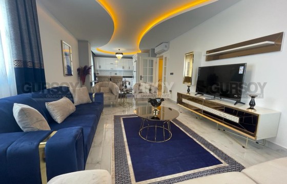 Шикарный меблированный дуплекс 3+1 с видом на горы в современном комплексе в Махмутларе, 180 м2 в Турции - фото 1