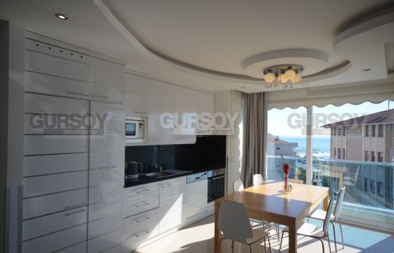 Квартира с видом на море и горы в Тосмуре 110 кв.м. в Турции - фото 2