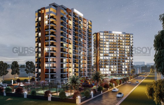 Квартиры 56-105 м2 в двух минутах от моря. Тедже, Мерсин. в Турции - фото 5