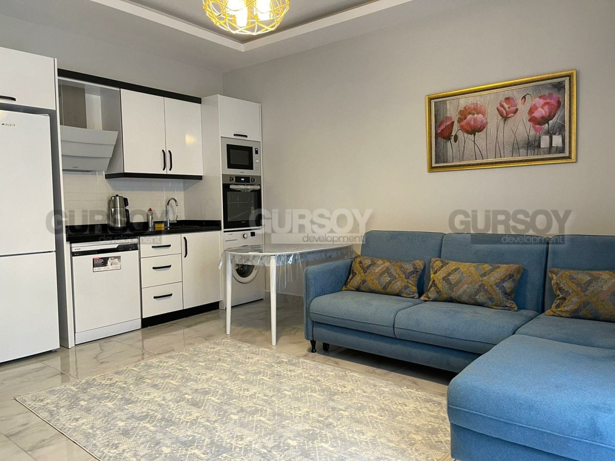 Меблированная квартира 1+1 в новом комплексе в Махмутларе, 55м2 в Турции - фото 1