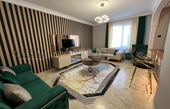 Шикарная стильная квартира 2+1 с видом на море на первой линии в Махмутларе, 115 м2 в Турции - фото 2