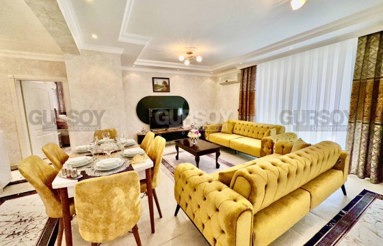 Шикарная стильная квартира 2+1 с видом на море всего в 250 м от моря в Махмутларе, в Турции - фото 3