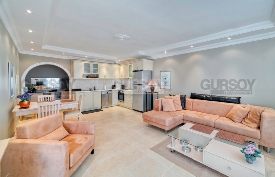 Меблированные апартаменты 2+1 в районе Оба, 120м2 в Турции - фото 1