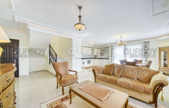 Меблированный дуплекс 3+1 в комплексе в комплексе с масштабной территорией в Оба, 235м2 в Турции - фото 3