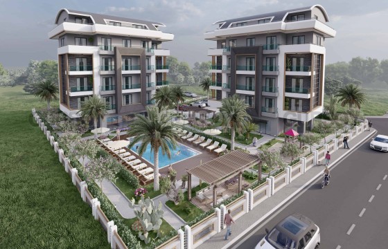 Несколько дуплексов в готовом комплексе в Верхней Обе,95м2-145м2 в Турции - фото 1