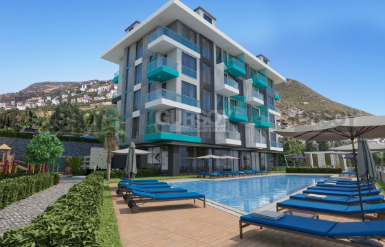 Квартира 1+1 от инвестора в комплексе на завершающем этапе строительства в центре Алании, 50м2 в Турции - фото 4