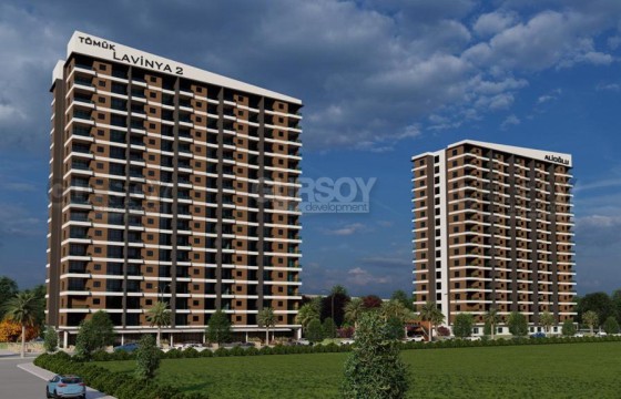 Проект на завершающем этапе строительства в районе Томюк, 84м2-112м2 в Турции - фото 4