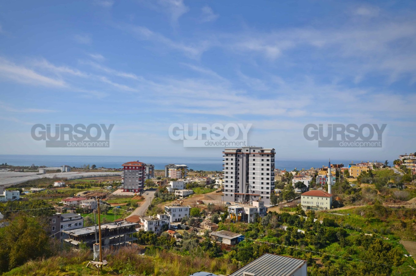 Новая квартира 2+1 в Демирташе с видом на море, 95 м2 в Турции - фото 1