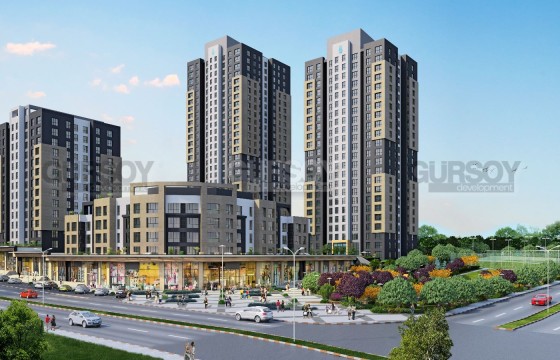 Престижный жилой комплекс в Европейской части Стамбула в районе Авджылар, 114м2-169м2 в Турции - фото 3