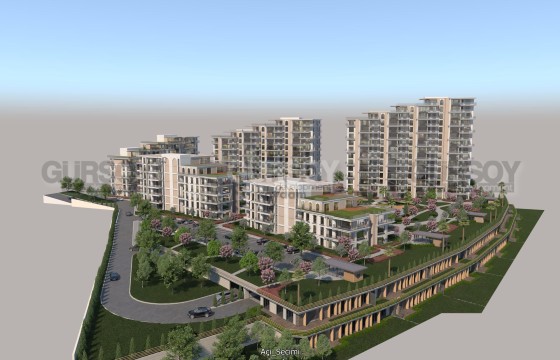 Масштабный готовый проект на берегу Мраморного моря в районе,72м2-214м2 в Турции - фото 3