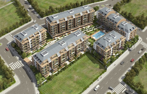 Уютный жилой комплекс в районе Бейликдюзю, 270м2-331м2 в Турции - фото 1 Уютный жилой комплекс в районе Бейликдюзю, 270м2-331м2 в Турции - фото 1