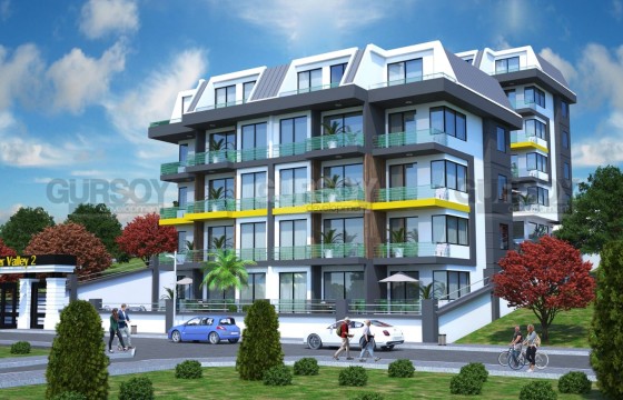 Новая квартира в современном комплексе в районе Кестель. 1+1,50м2 в Турции - фото 2