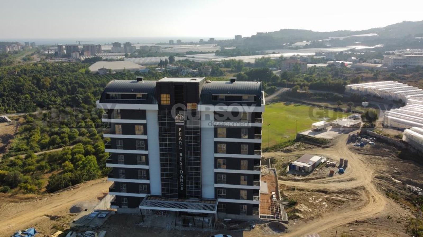 Две новые квартиры 1+1 с видом на море в современном комплексе в Демирташе, 50 м2 в Турции - фото 1