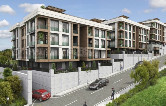 Готовый уютный жилой комплекс в районе Бейликдюзю, 126м2-220м2 в Турции - фото 5