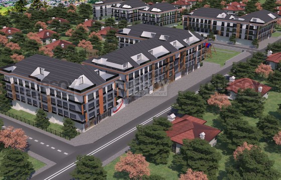 Инвестиционный проект на стадии строительства в районе Бейликдюзю, 87м2-350м2 в Турции - фото 1