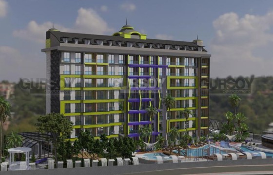 Осталось несколько квартир в современном комплексе в Газипаше. 1+1 и 2+1 (50м2-65м2) в Турции - фото 3