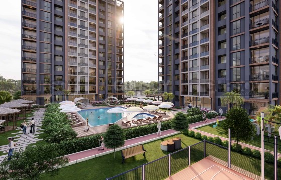 Современный комплекс в районе Мезитли.  1+1 и 2+1 (110м2 -120м2) в Турции - фото 3