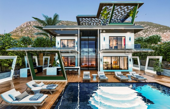 Вилла 5+1 под гражданство с собственным фруктовым садом в районе Яйялы, 250м2 в Турции - фото 9