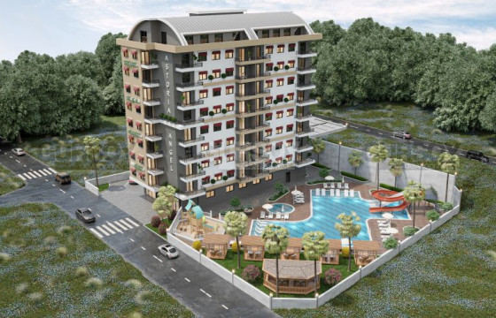 Квартиры 1+1 с видом на море в Авсалларе, 55 м2. Супер-цена! в Турции - фото 6