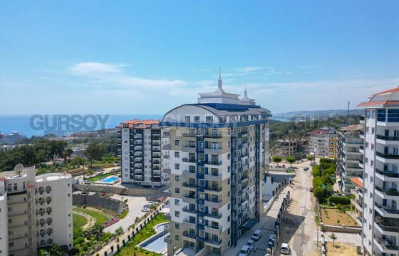 Престижный комплекс в Авсалларе, квартира 1+1 с мебелью, 47 м2. в Турции - фото 2