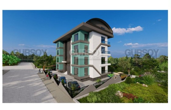 Квартиры на завершающем этапе строительства в 520 м от пляжа Клеопатры, 57-127 в Турции - фото 3