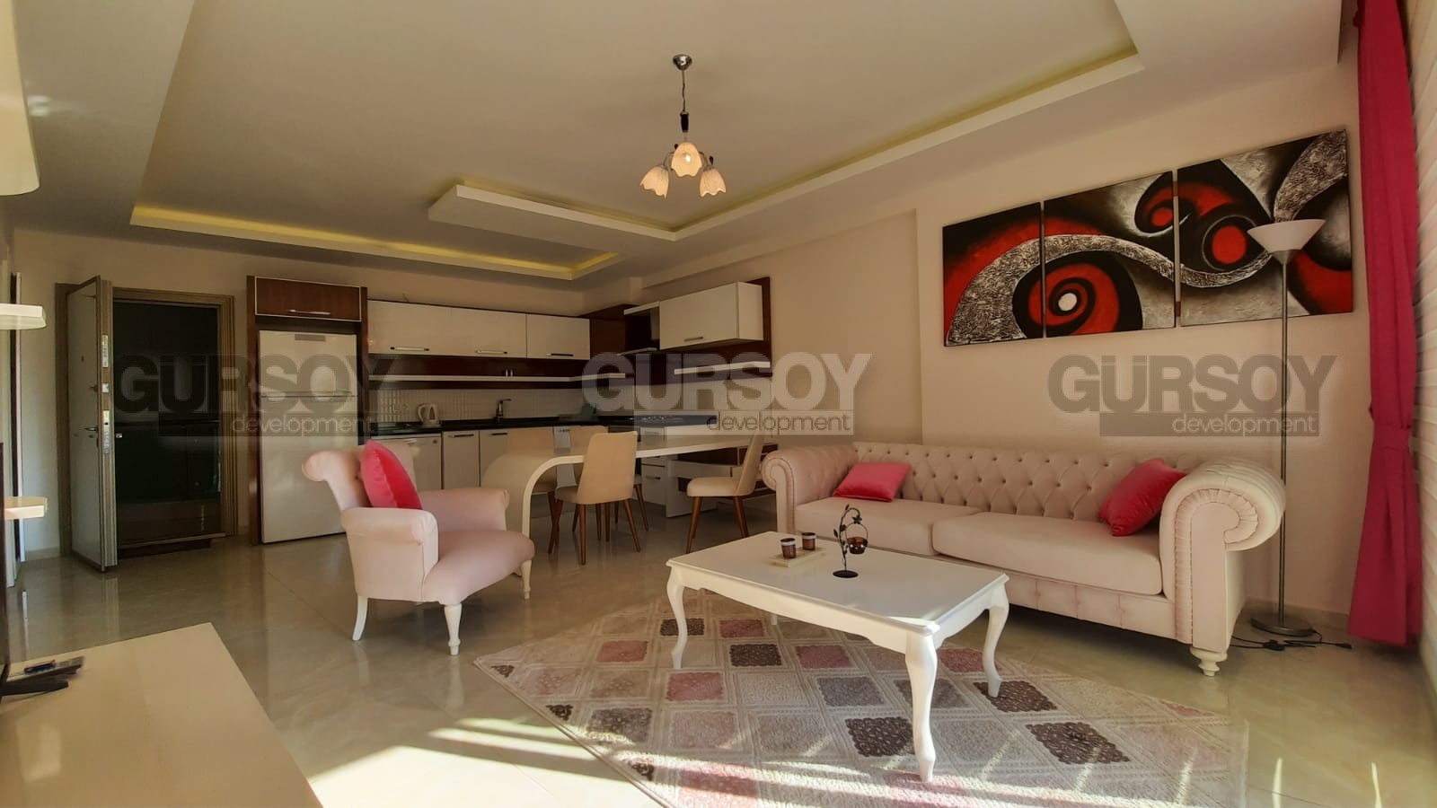 Просторная двухкомнатная квартира в популярном районе Махмутлар. 1+1,75м2 в Турции - фото 1